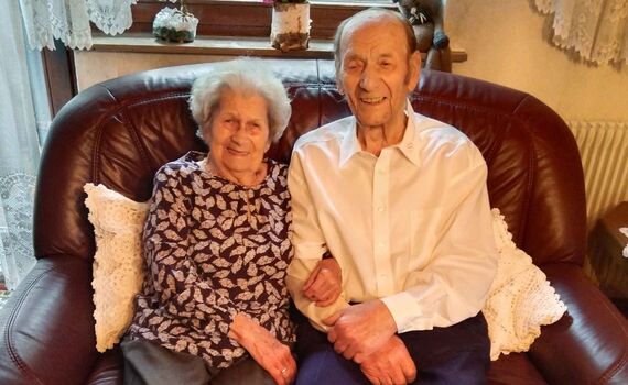 Ein seltenes Jubiläum: Alice und Egon Storz sind 75 Jahre verheiratet.