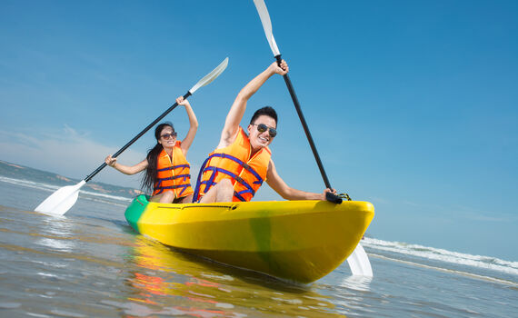Sportcamp in Umag/Kroatien - Sea-Kayak-Fahrten